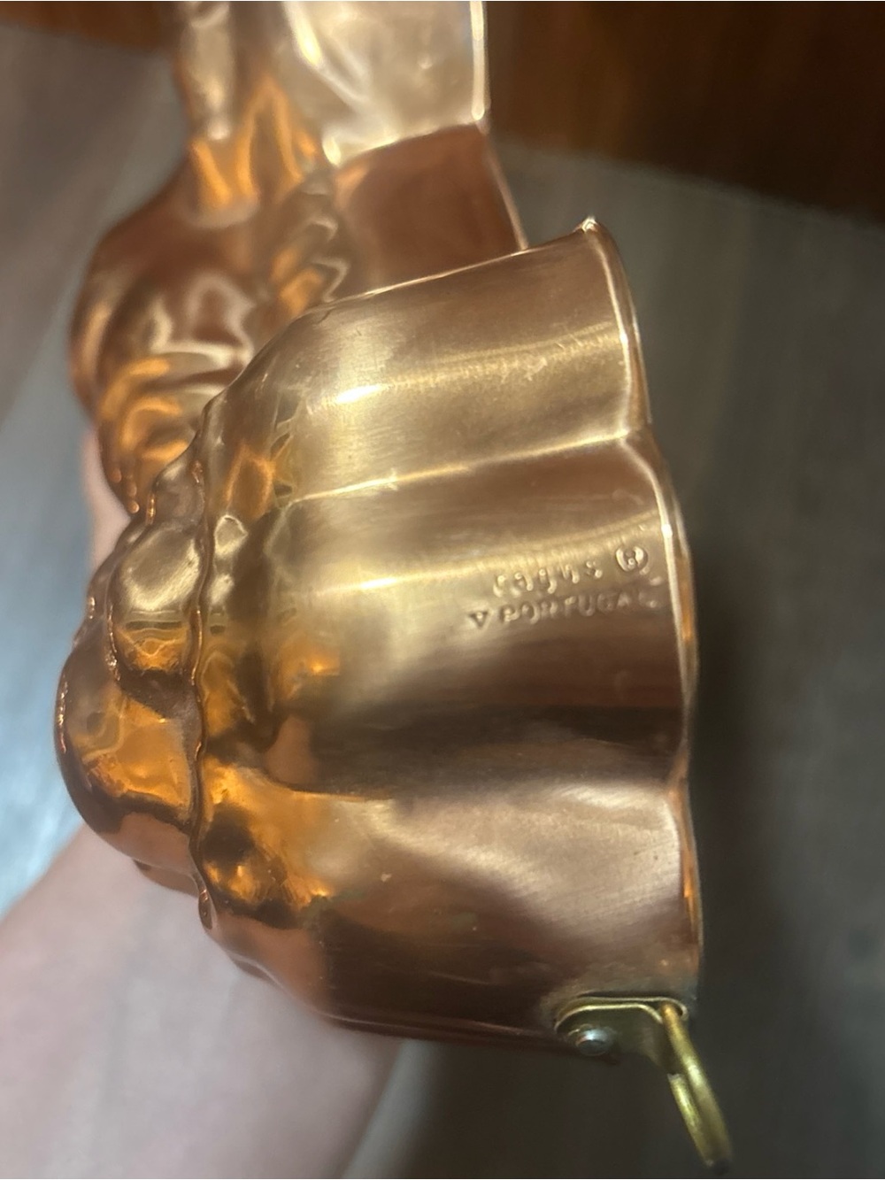 Copper Lobster Jelly Mold - Shiny Copper Tone - Picture 3 of 3